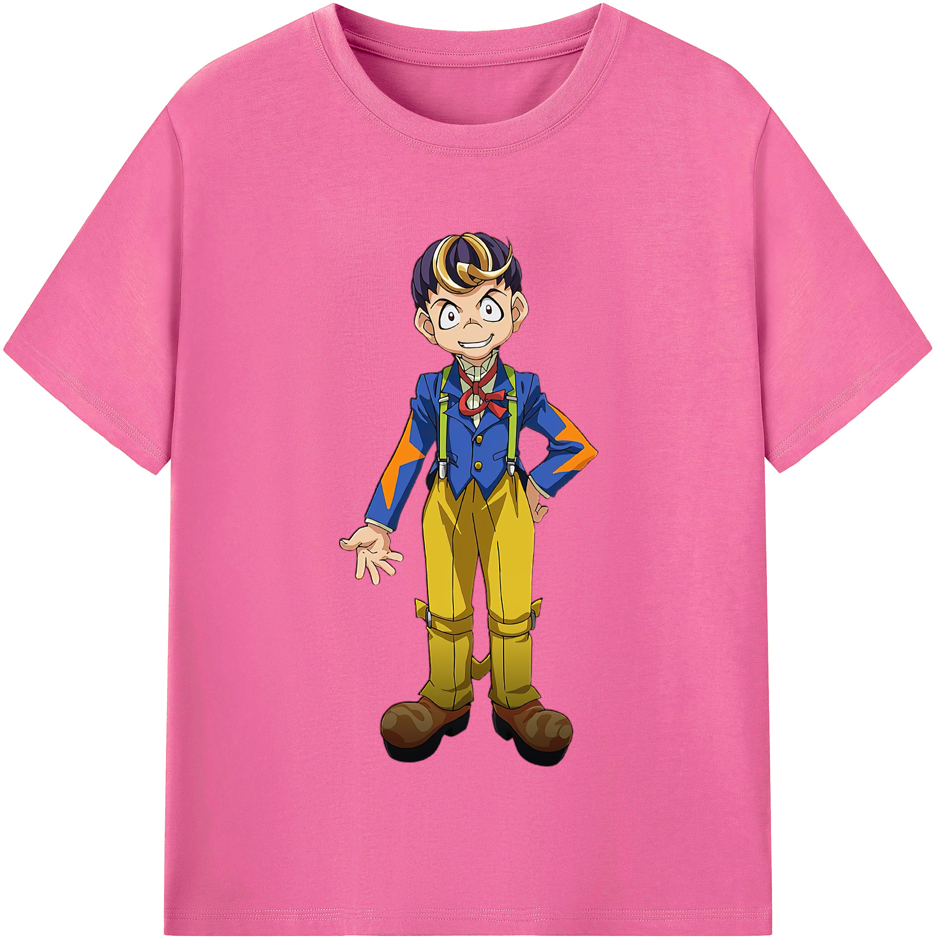 （画像用） 遊☆戯☆王 Yu-Gi-Oh! レディースカジュアルプリントTシャツ（綿100％）